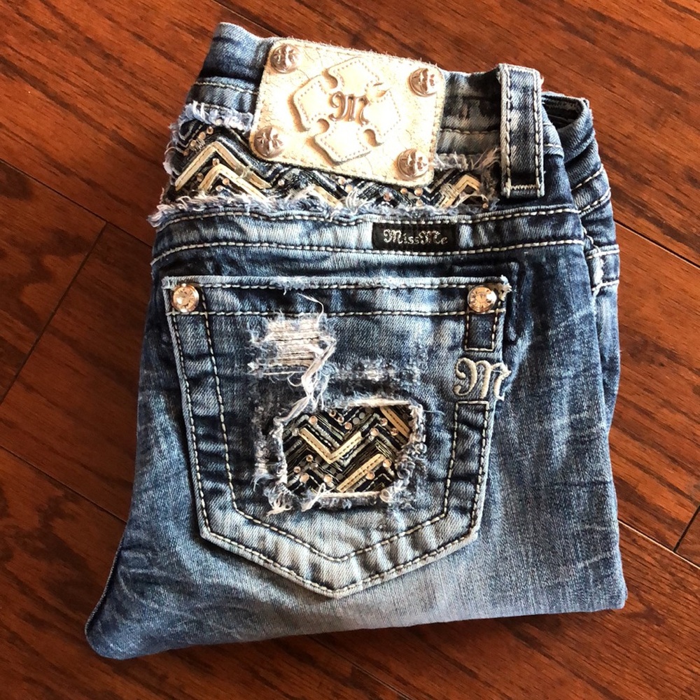Miss Me signature ankle skinny 27